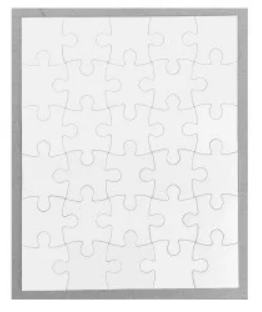 Puzzle 24 x 19 cm (30 dílků)