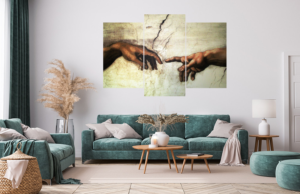 Stvoření Adama detail